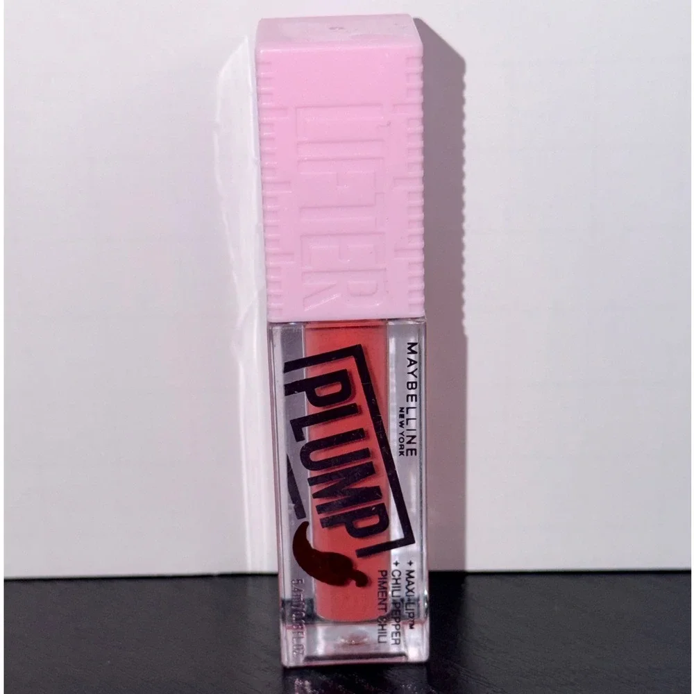 Maybelline Lifter Plump Lip Gloss 005 Peach Fever Chili Pepper 0.18oz NEW